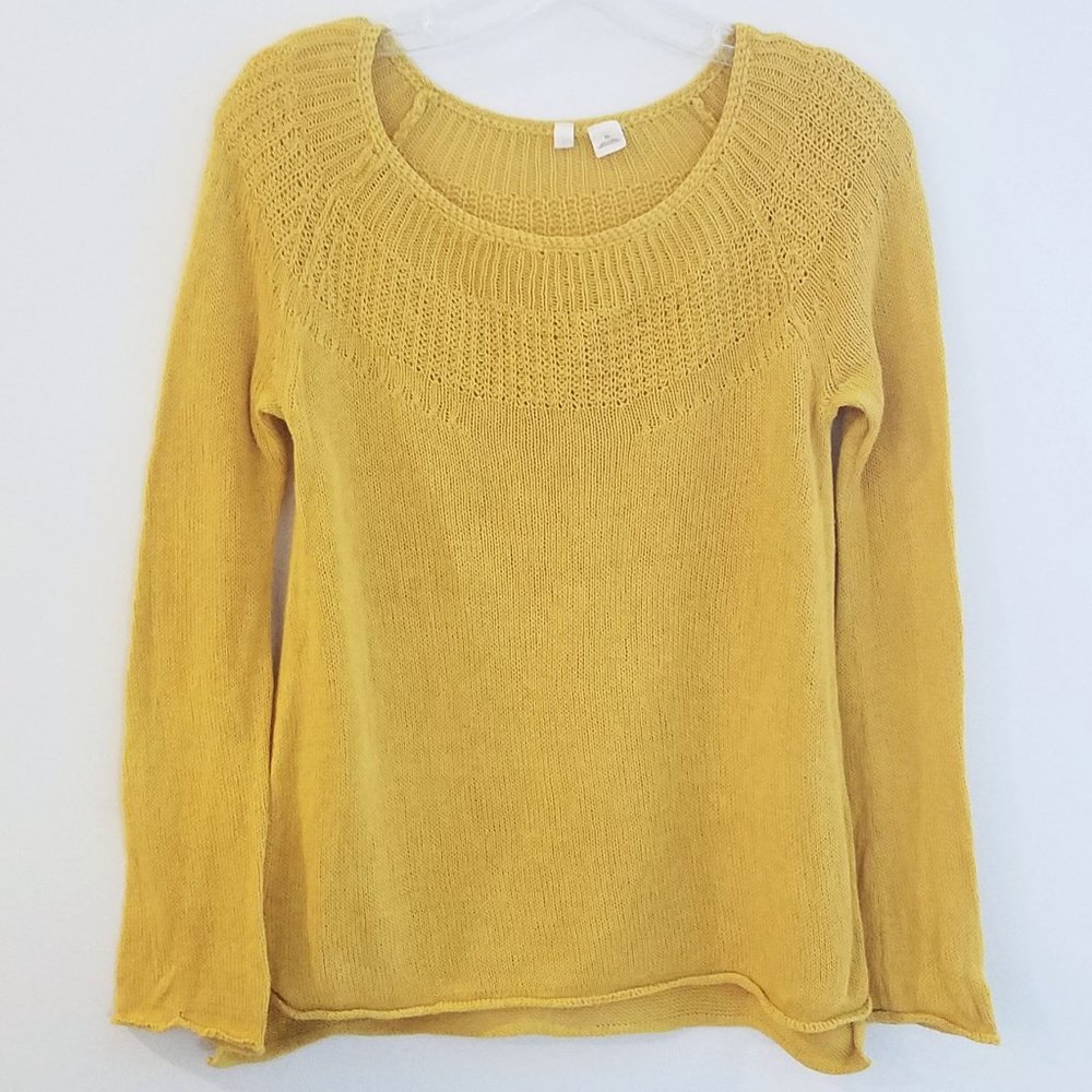 Anthropologie MOTH linen sweater